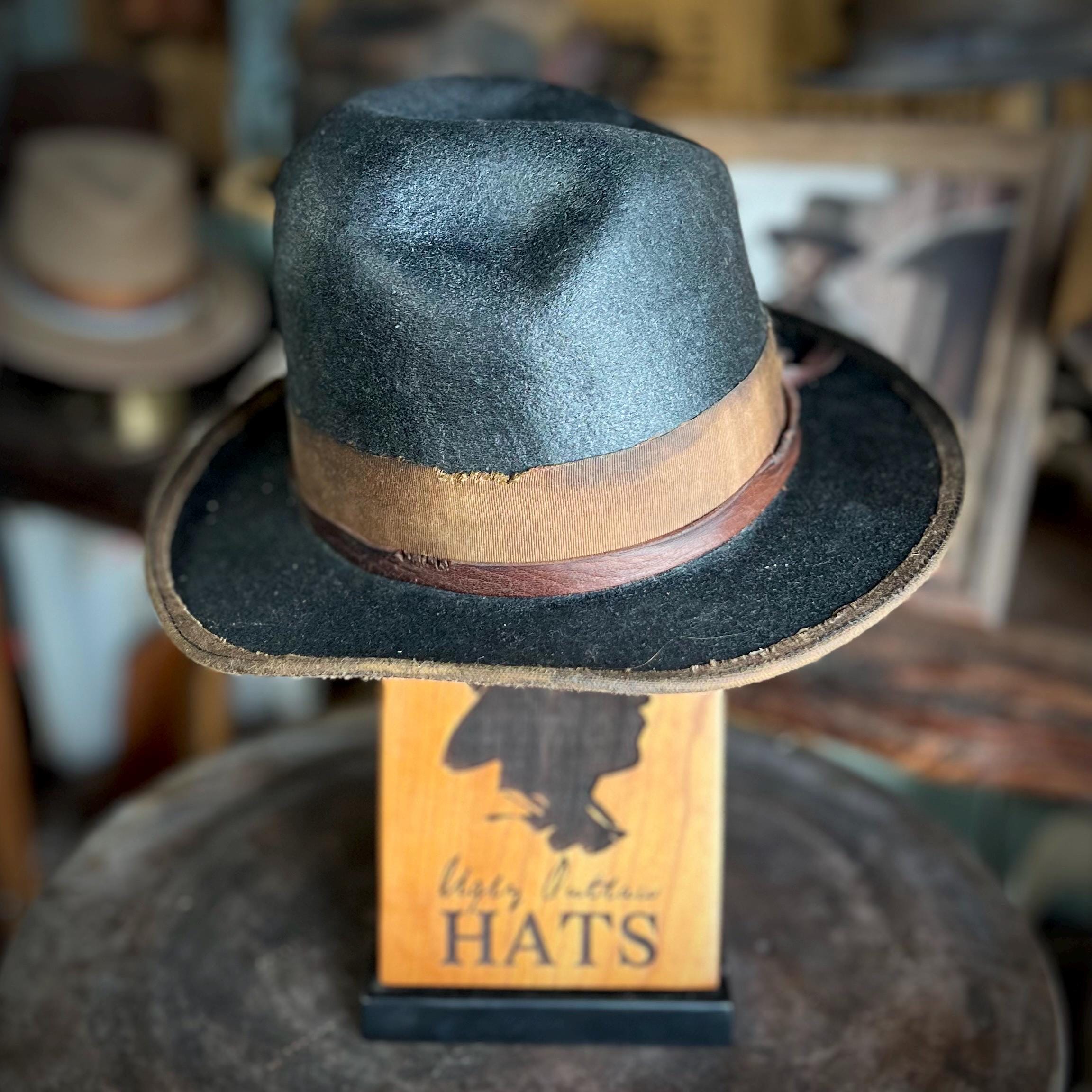 The “Man Who Made’em Pay” size 7 3/8 long oval from Ugly Outlaw Hats.