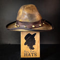 The “Man with Swagger” size 7 1/2  (60cm) long oval from Ugly Outlaw Hats.