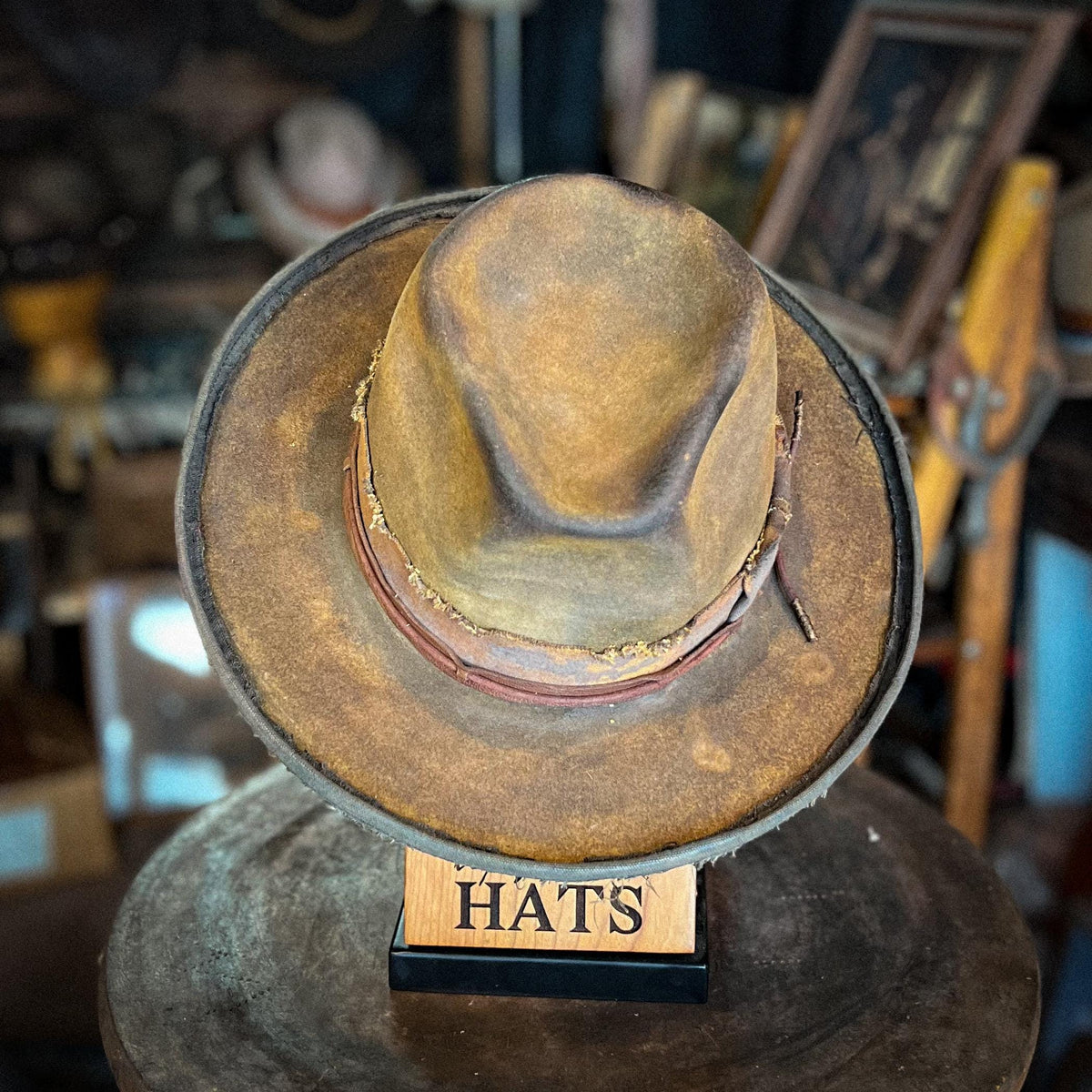 The “Desperate Measures Type” size 7 1/8 (57cm) from Ugly Outlaw Hats.