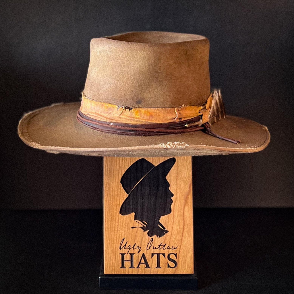 The “Smoky Mountain Traveler” size 7 3/8 from Ugly Outlaw Hats