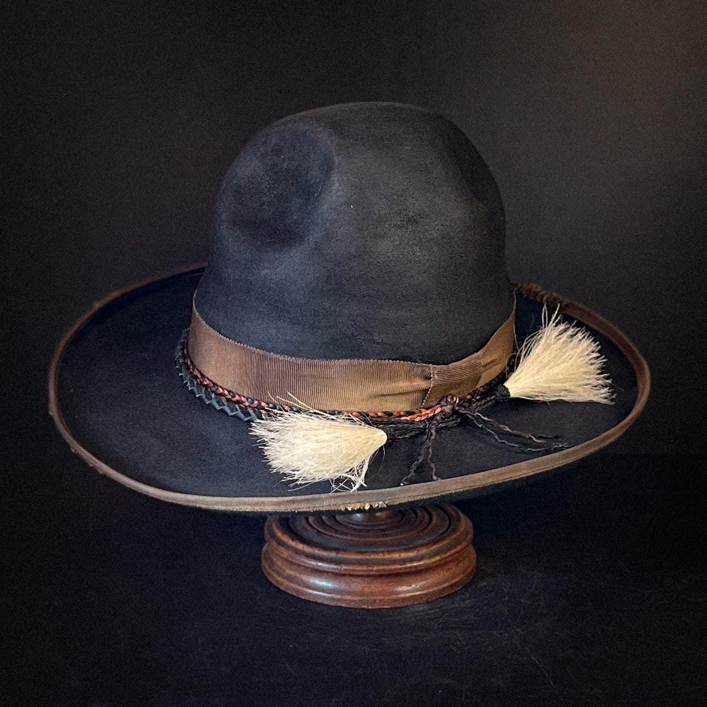 The “Bucaroo Bad Man” size 7 3/8 (59cm) from Ugly Outlaw Hats.