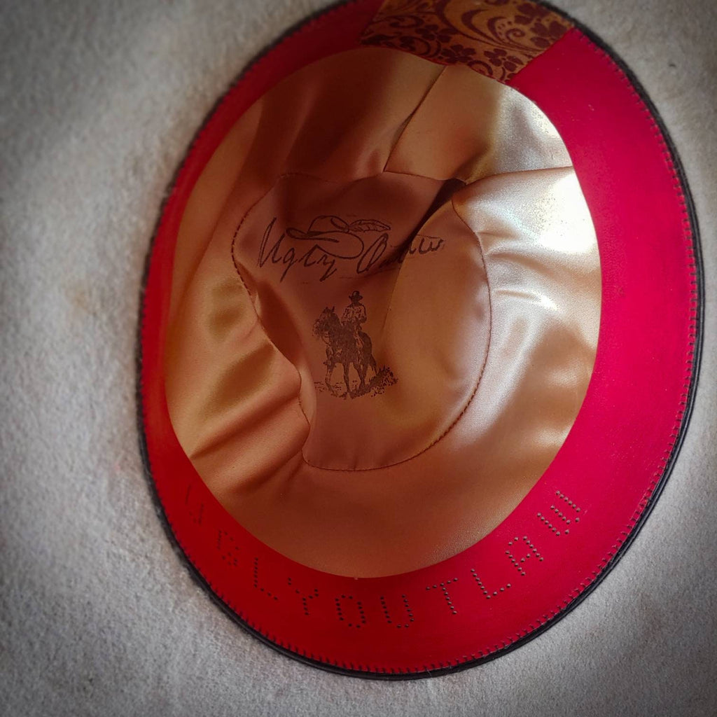 Cowboy hat size 7. The "Dapper Dame" from Ugly Outlaw.