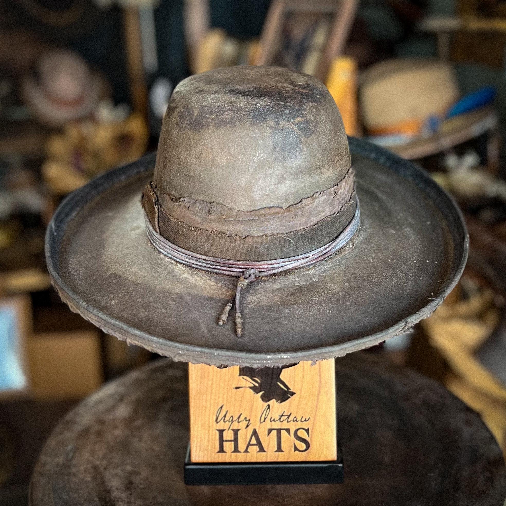 The “Boss Man” size 7 1/8 (57cm) from Ugly Outlaw Hats.