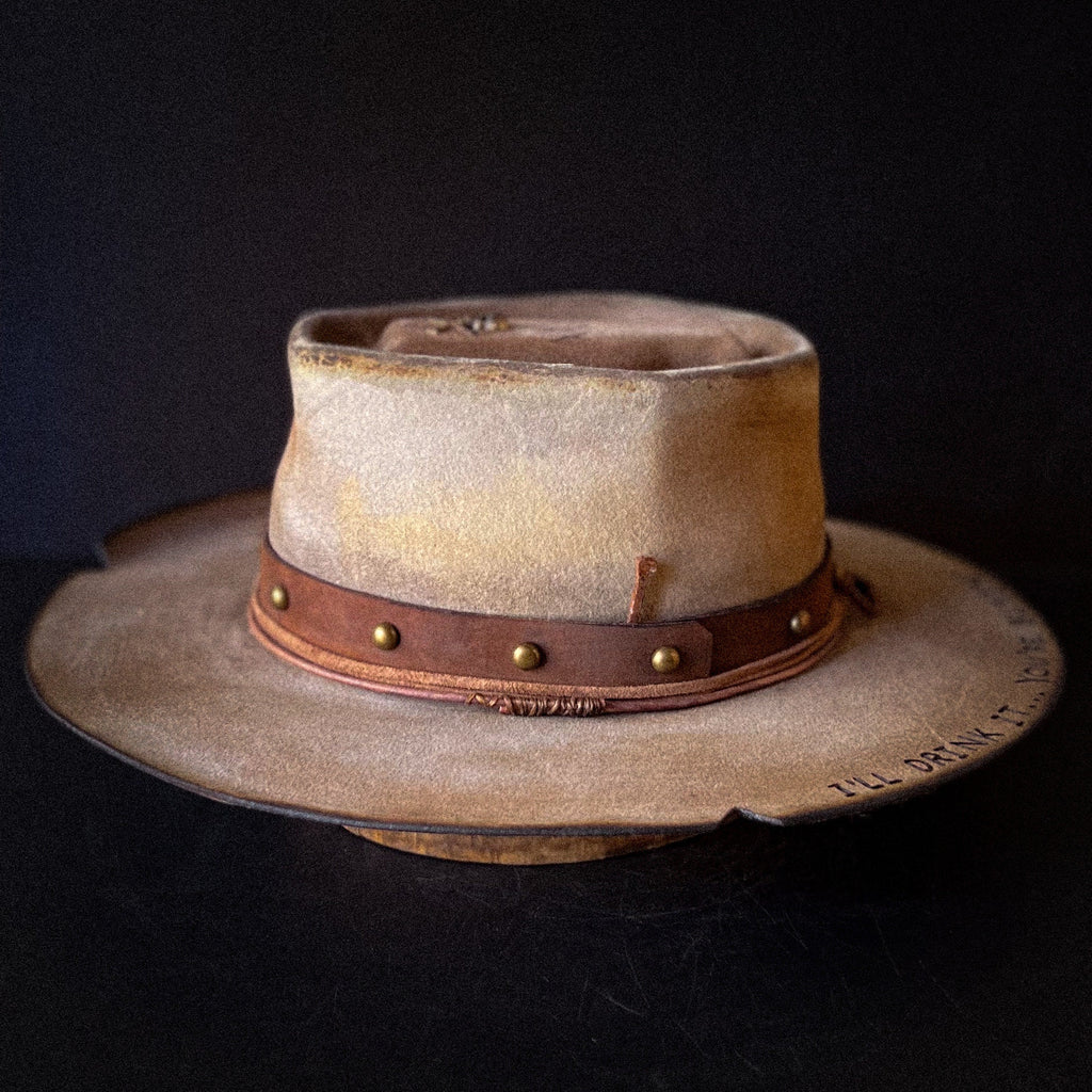 The “Drinkin’ Buddy” size 7 1/2 from Ugly Outlaw Hats