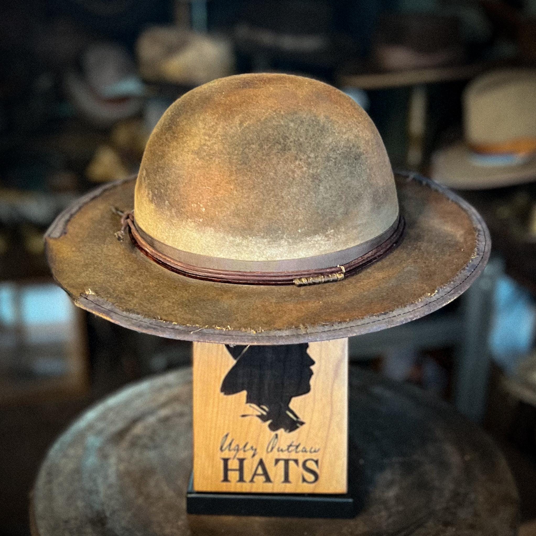 The “Trail Blazer” size 7 1/4 (58cm) from Ugly Outlaw Hats.