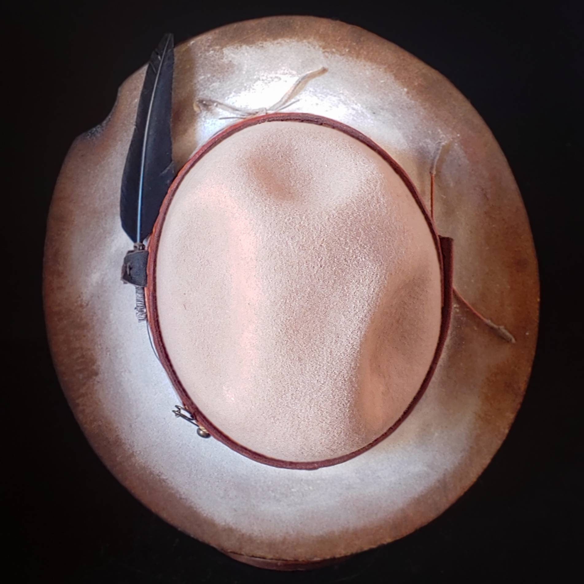 Cowboy hat size 7. The "Dapper Dame" from Ugly Outlaw.
