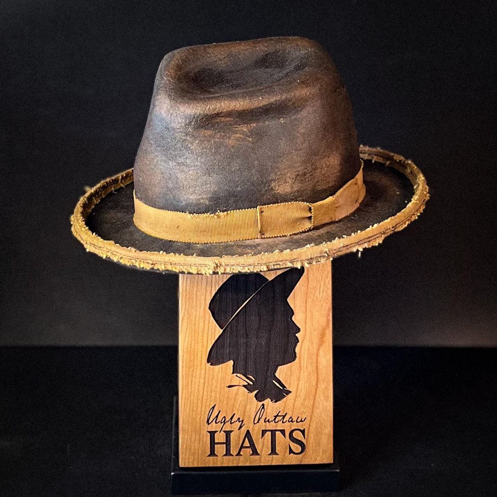 The “Rocky Mountain Bounty Hunter” size 7 1/8 (57cm) from Ugly Outlaw Hats.
