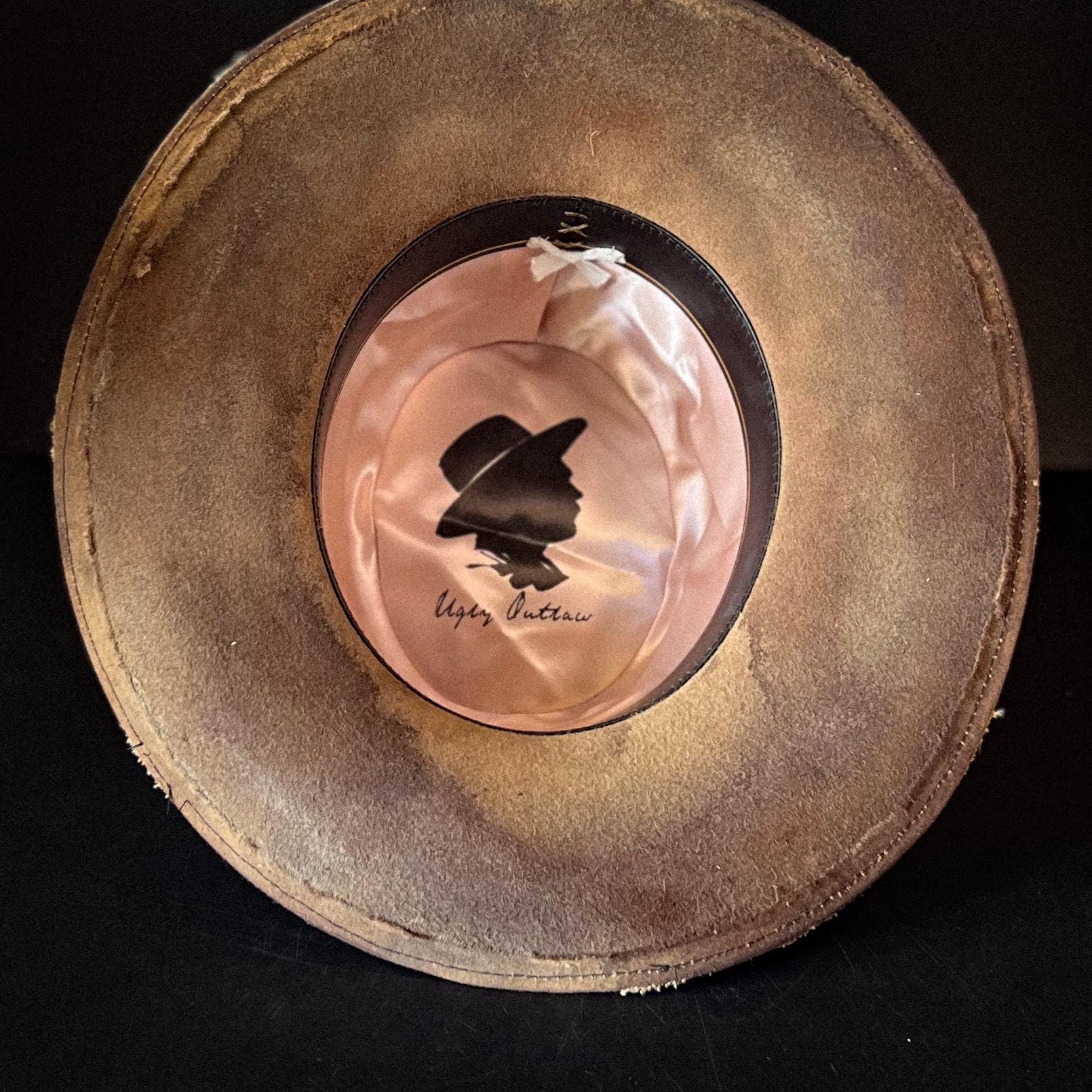 The “Smoky Mountain Traveler” size 7 3/8 from Ugly Outlaw Hats