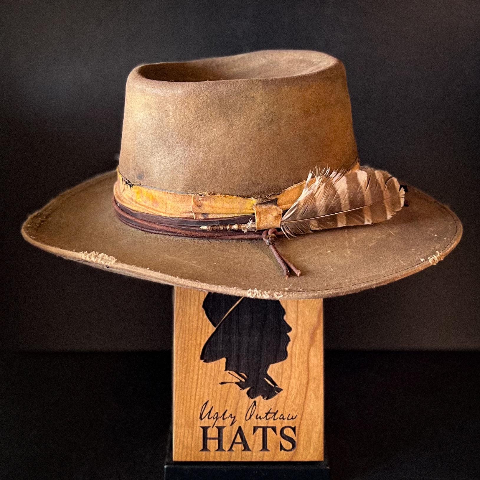 The “Smoky Mountain Traveler” size 7 3/8 from Ugly Outlaw Hats