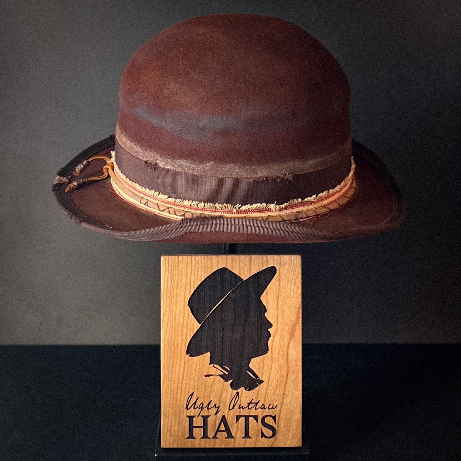 The “Oddball Outlaw” size 7 1/2 from Ugly Outlaw Hats.