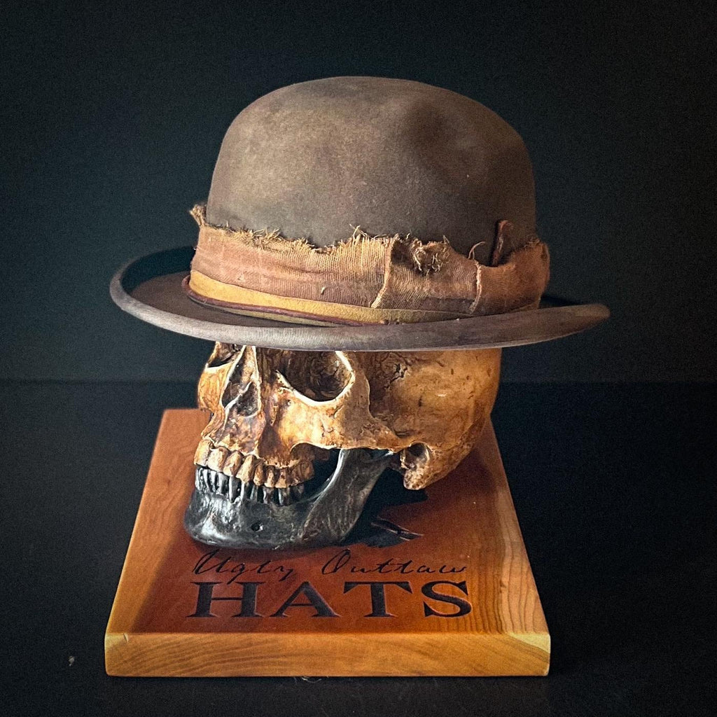 The “Man Who Chooses Violence” size 6 7/8 (55cm) from Ugly Outlaw Hats.