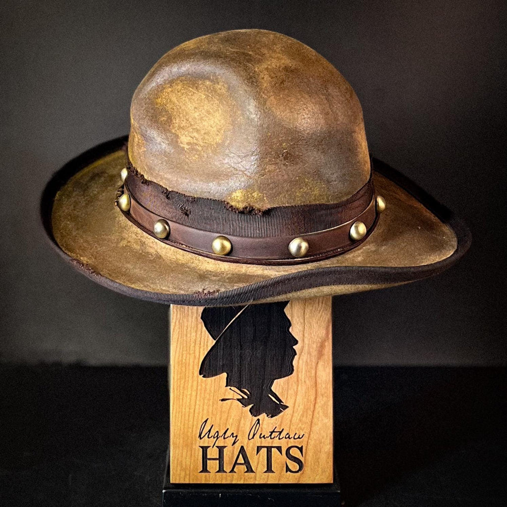 The “Man with Swagger” size 7 1/2  (60cm) long oval from Ugly Outlaw Hats.