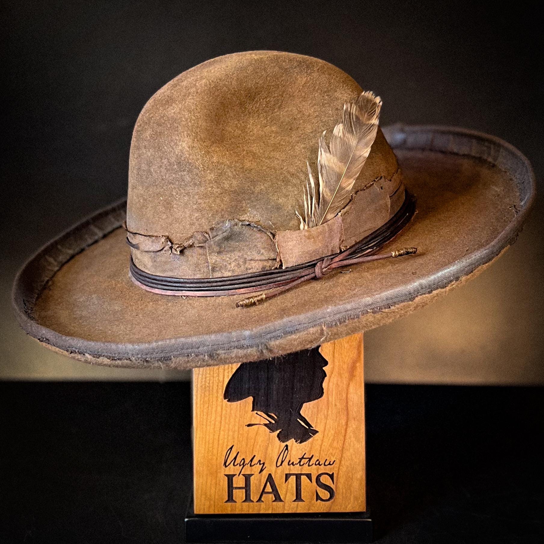 The “Leader” size 7 1/2 (60cm) from Ugly Outlaw Hats.