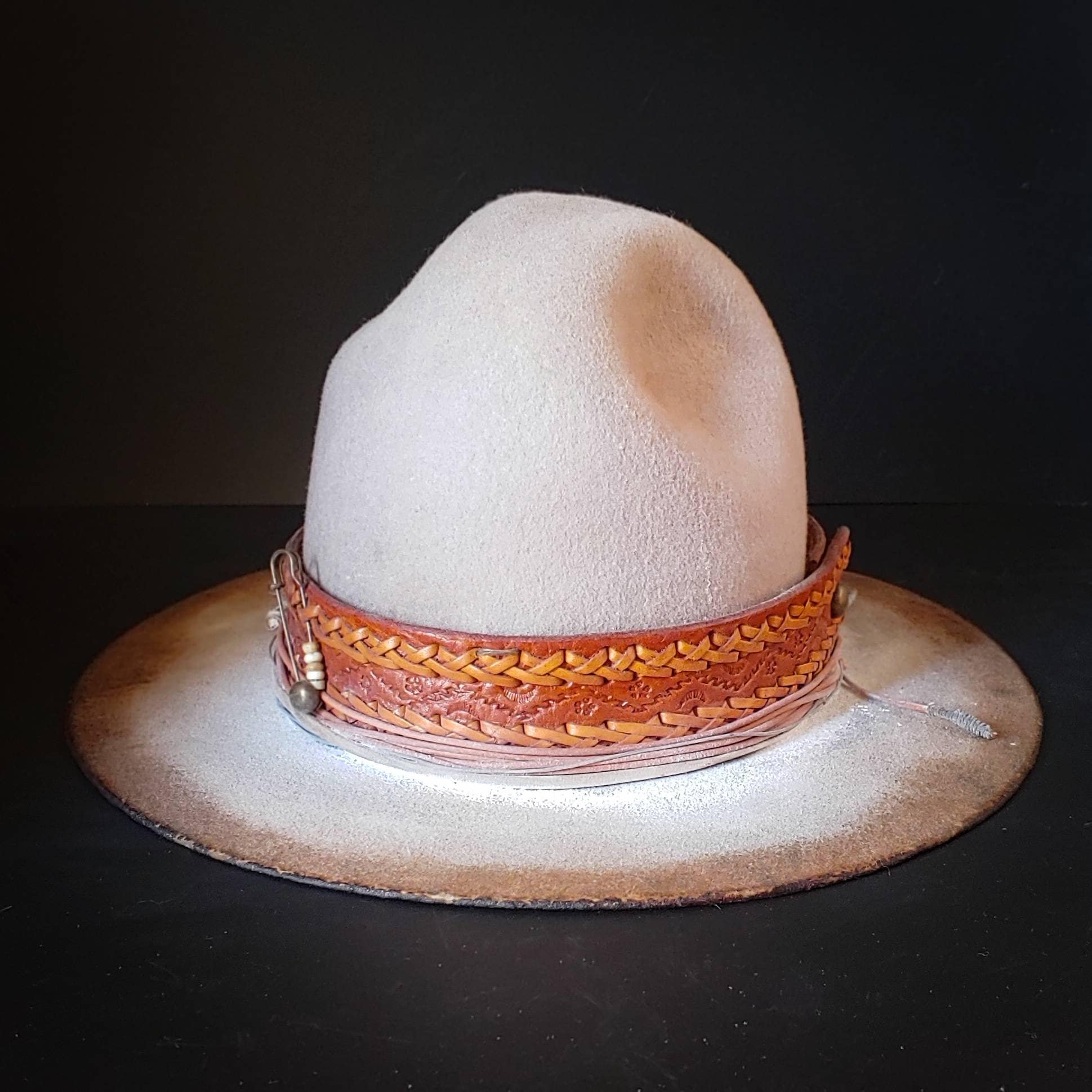 Cowboy hat size 7. The "Dapper Dame" from Ugly Outlaw.