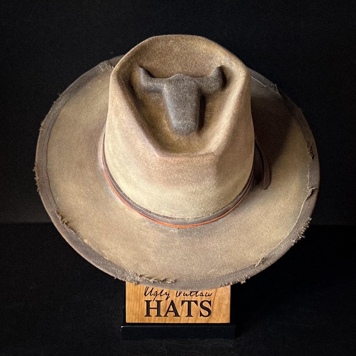 The “Cattle Drover” size 7 1/8 from Ugly Outlaw
