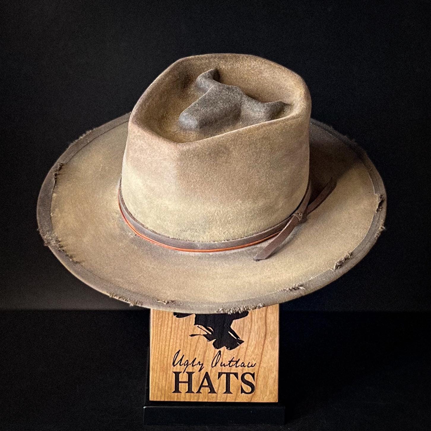 The “Cattle Drover” size 7 1/8 from Ugly Outlaw