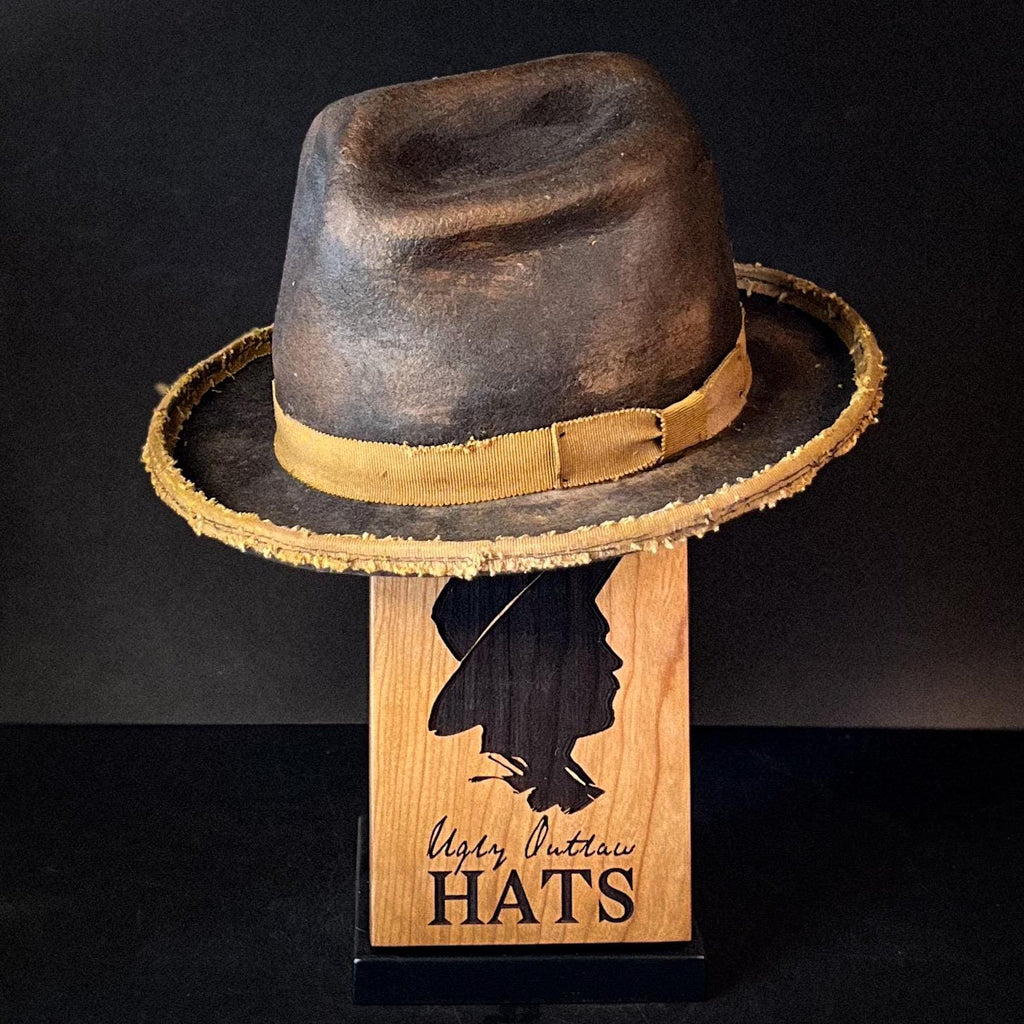 The “Rocky Mountain Bounty Hunter” size 7 1/8 (57cm) from Ugly Outlaw Hats.