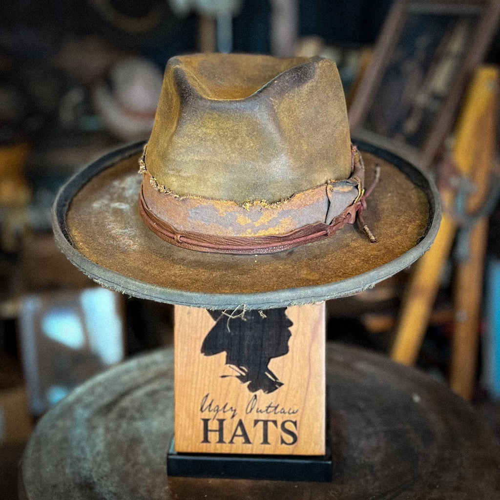 The “Desperate Measures Type” size 7 1/8 (57cm) from Ugly Outlaw Hats.