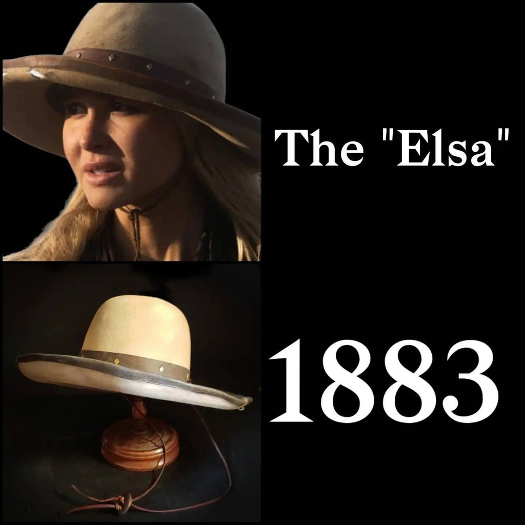 Comes in 6 3/4, 6 7/8, 7, 7 1/8 and 71/4. The "Elsa" replica from the show, 1883.
