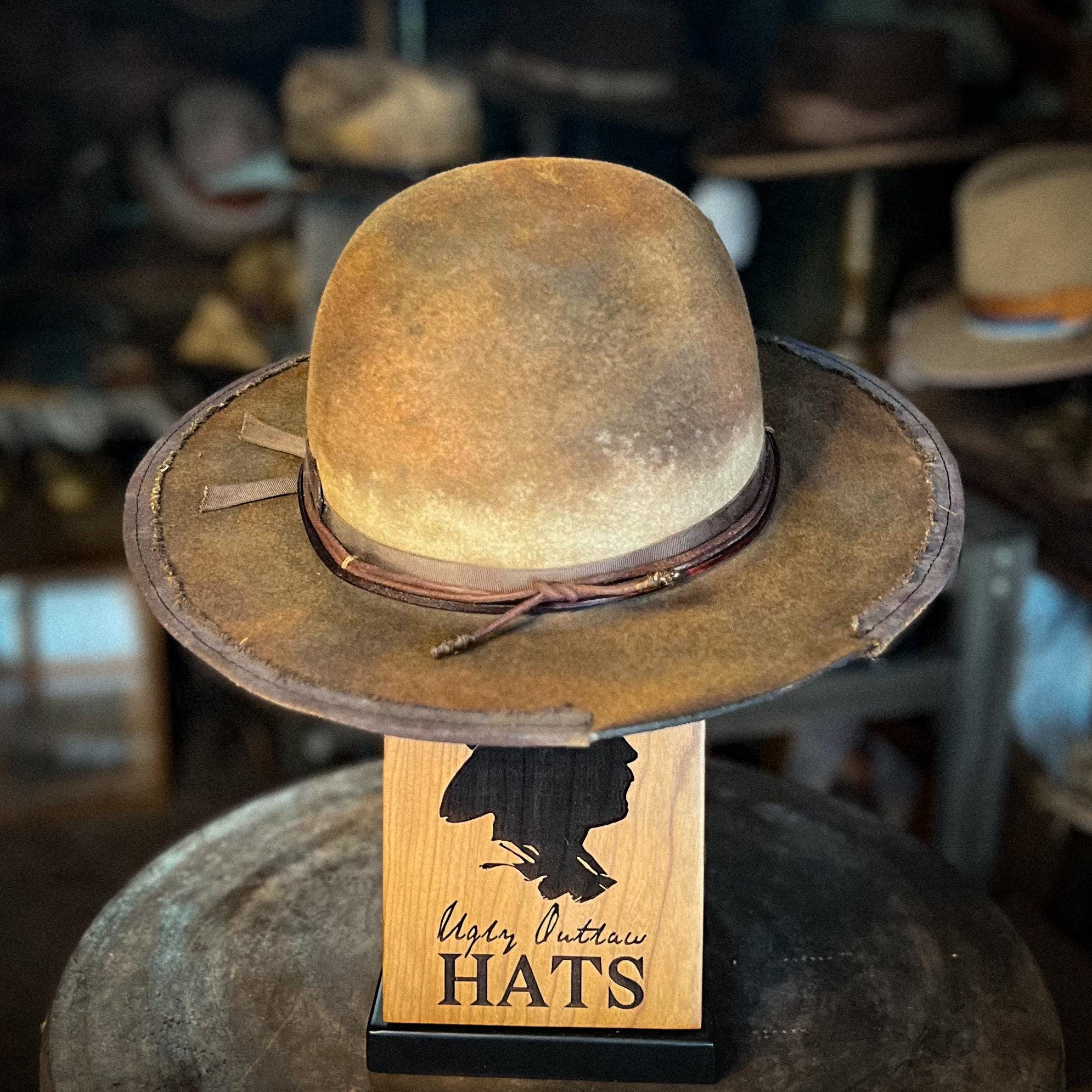 The “Trail Blazer” size 7 1/4 (58cm) from Ugly Outlaw Hats.
