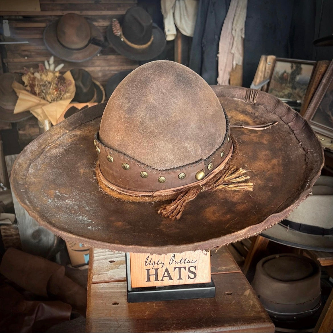 The “Charro who Brings Trouble” size 7 3/8 (59cm)