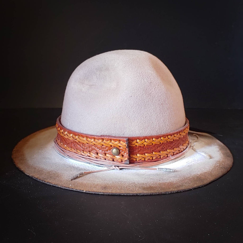 Cowboy hat size 7. The "Dapper Dame" from Ugly Outlaw.