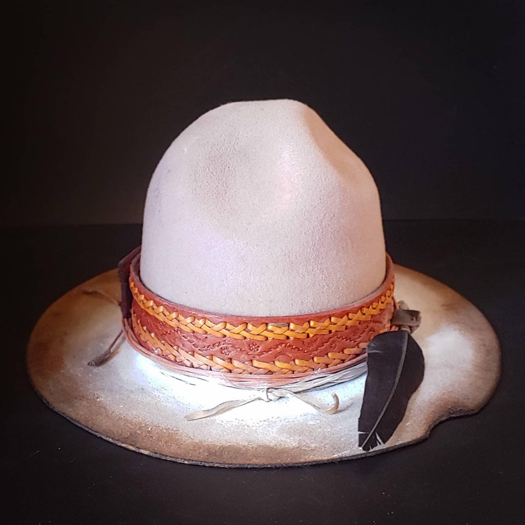 Cowboy hat size 7. The "Dapper Dame" from Ugly Outlaw.