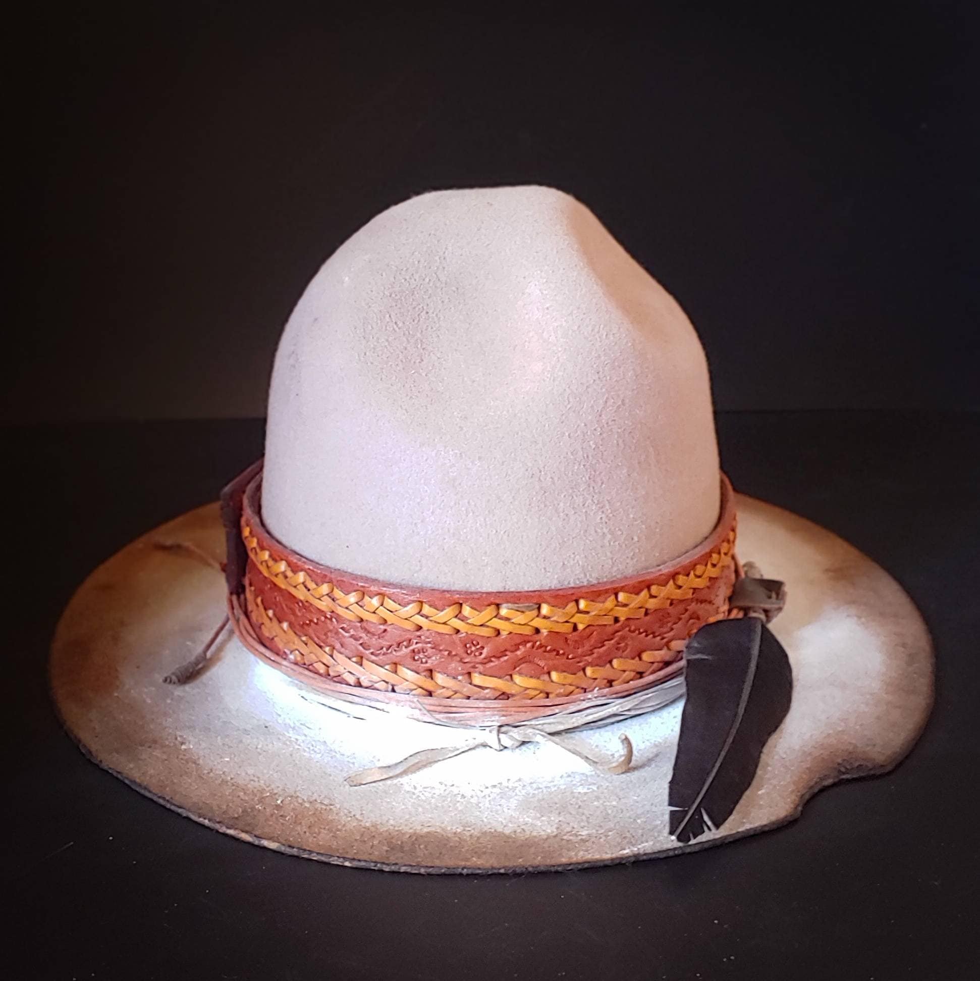 Cowboy hat size 7. The "Dapper Dame" from Ugly Outlaw.