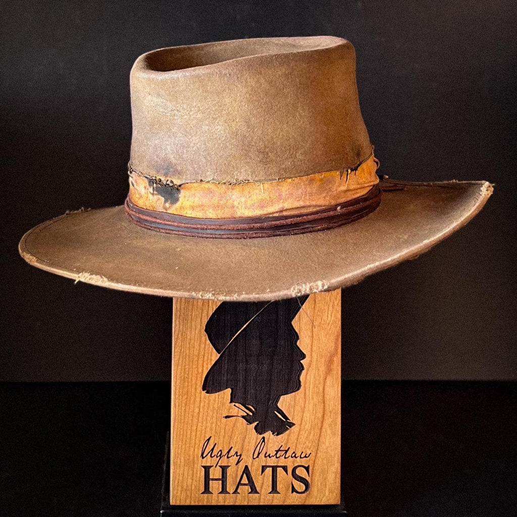 The “Smoky Mountain Traveler” size 7 3/8 from Ugly Outlaw Hats