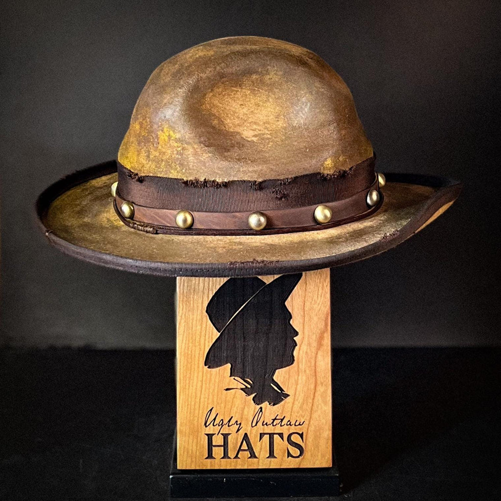 The “Man with Swagger” size 7 1/2  (60cm) long oval from Ugly Outlaw Hats.