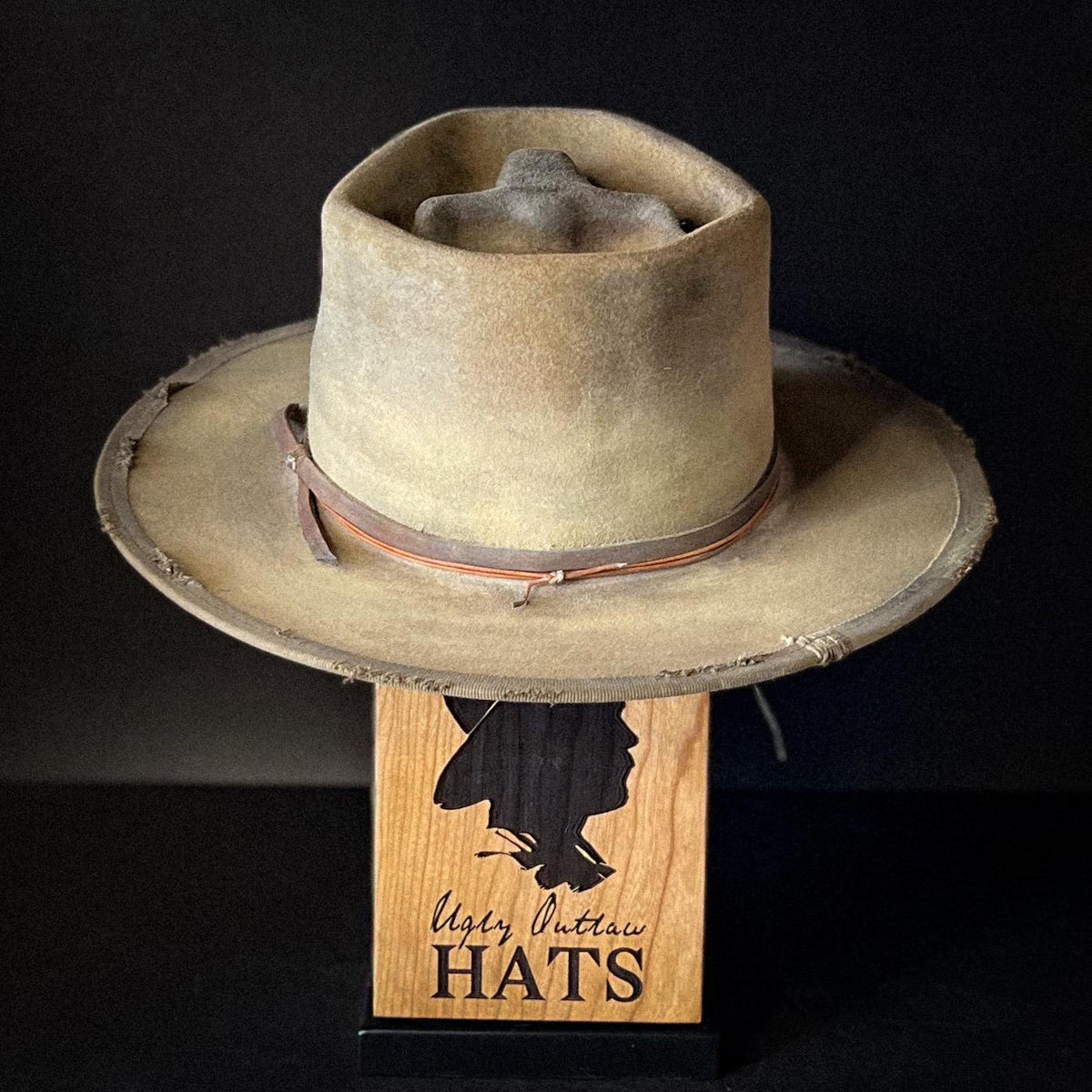 The “Cattle Drover” size 7 1/8 from Ugly Outlaw