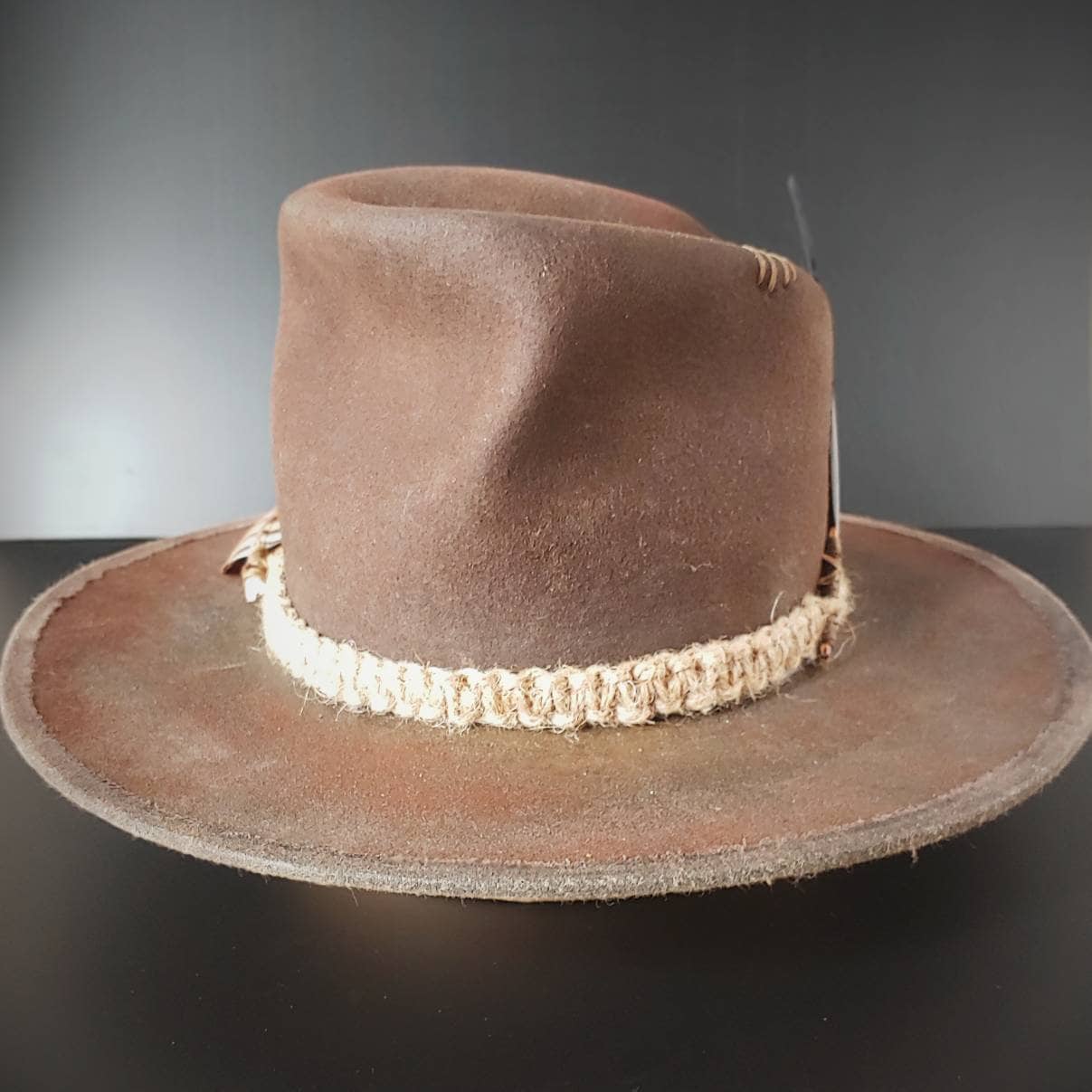 Cowboy hat size 7 (22in)(56cm). The "Gal with No Name".