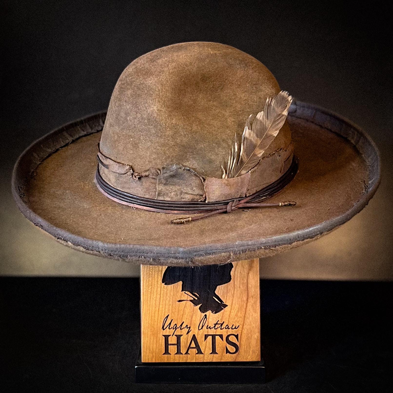 The “Leader” size 7 1/2 (60cm) from Ugly Outlaw Hats.