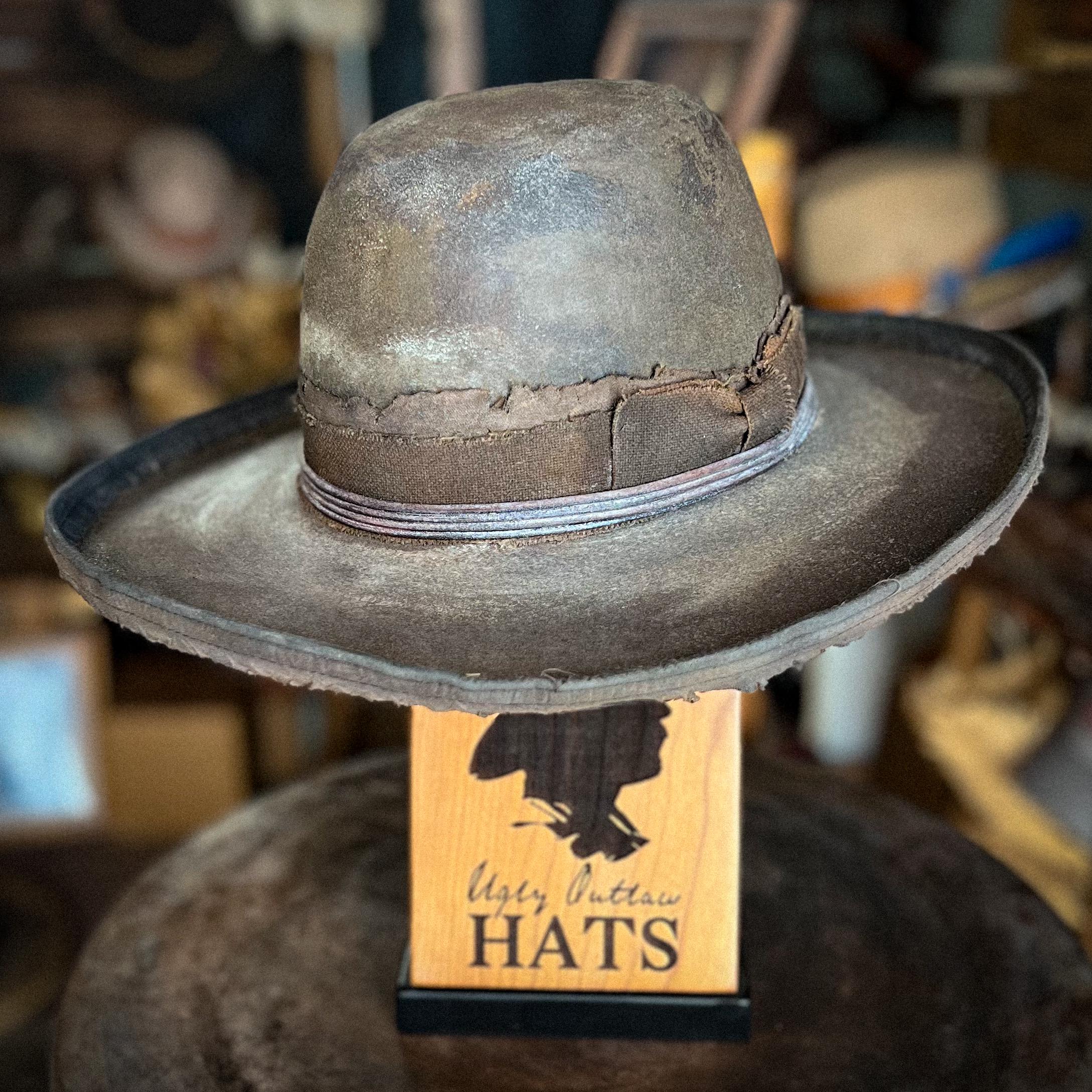 The “Boss Man” size 7 1/8 (57cm) from Ugly Outlaw Hats.