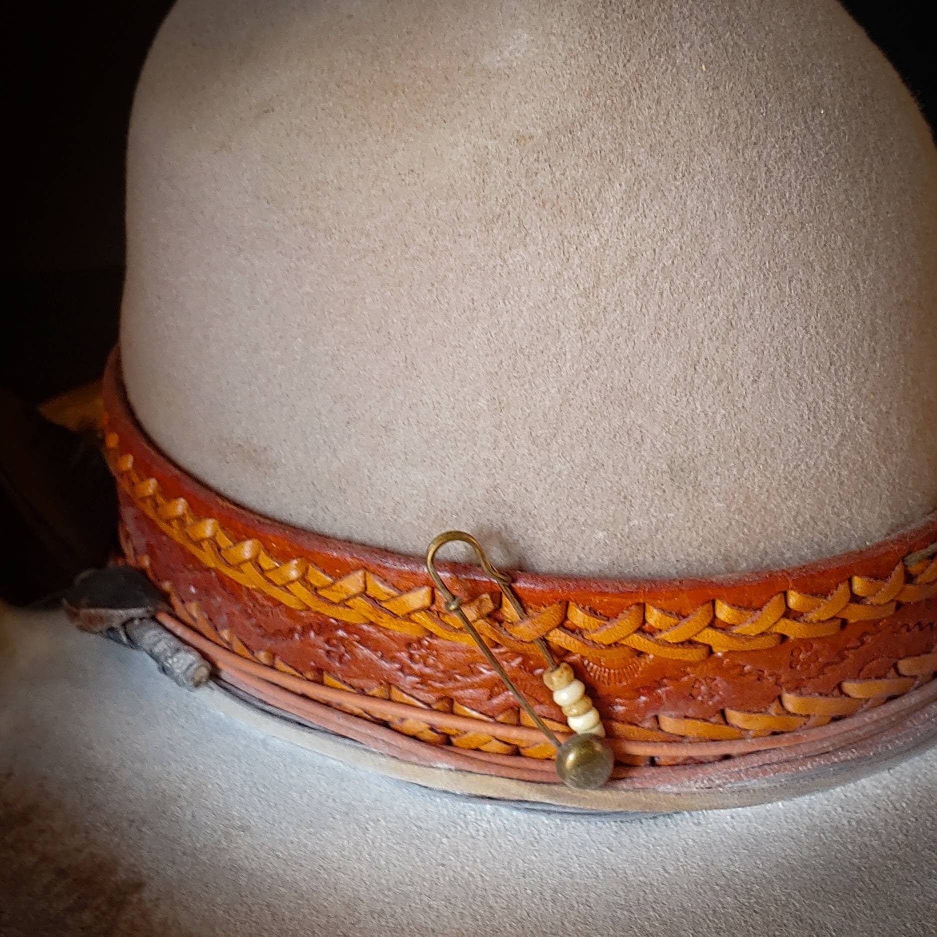 Cowboy hat size 7. The "Dapper Dame" from Ugly Outlaw.