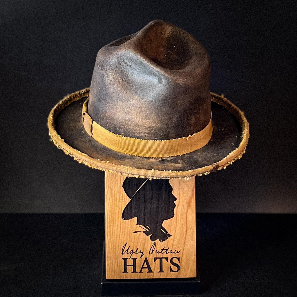 The “Rocky Mountain Bounty Hunter” size 7 1/8 (57cm) from Ugly Outlaw Hats.