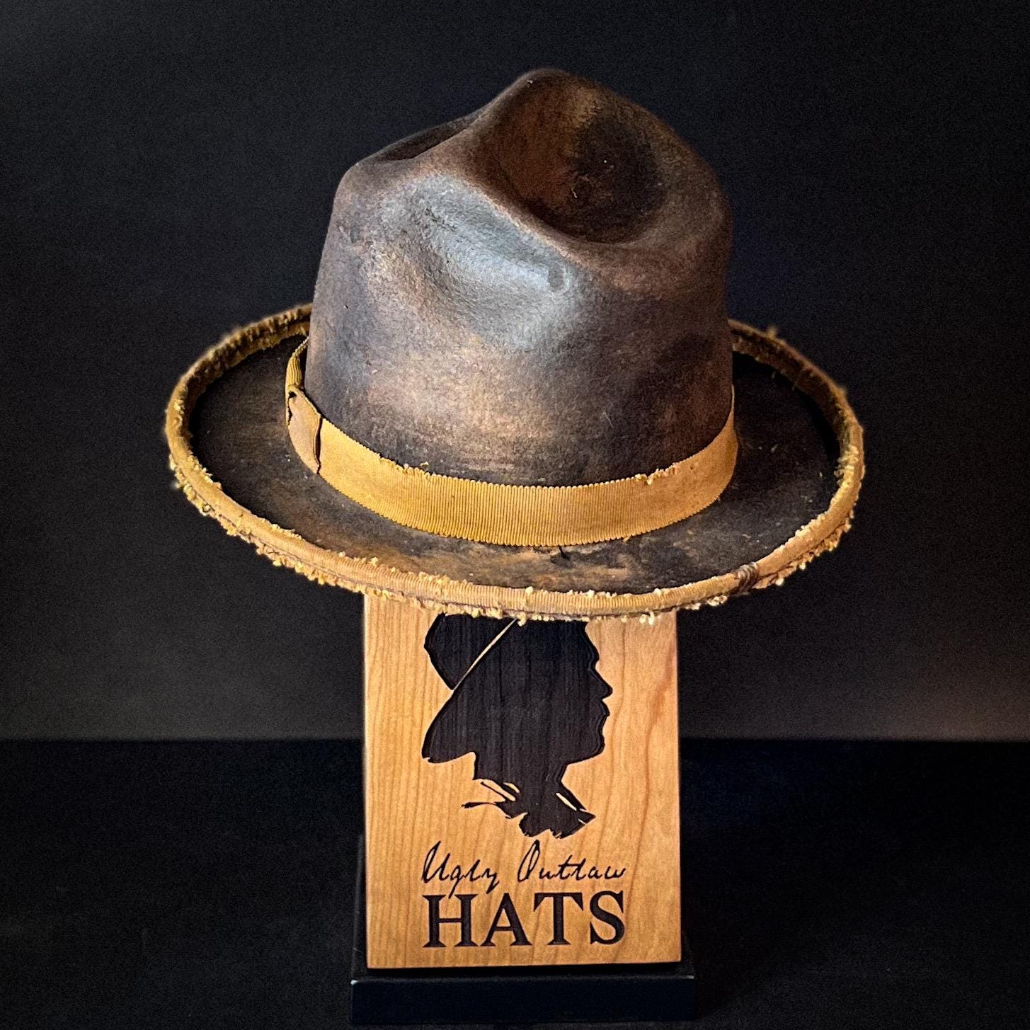 The “Rocky Mountain Bounty Hunter” size 7 1/8 (57cm) from Ugly Outlaw Hats.