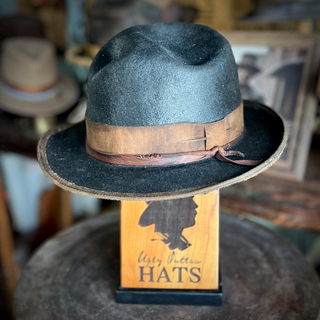 The “Man Who Made’em Pay” size 7 3/8 long oval from Ugly Outlaw Hats.