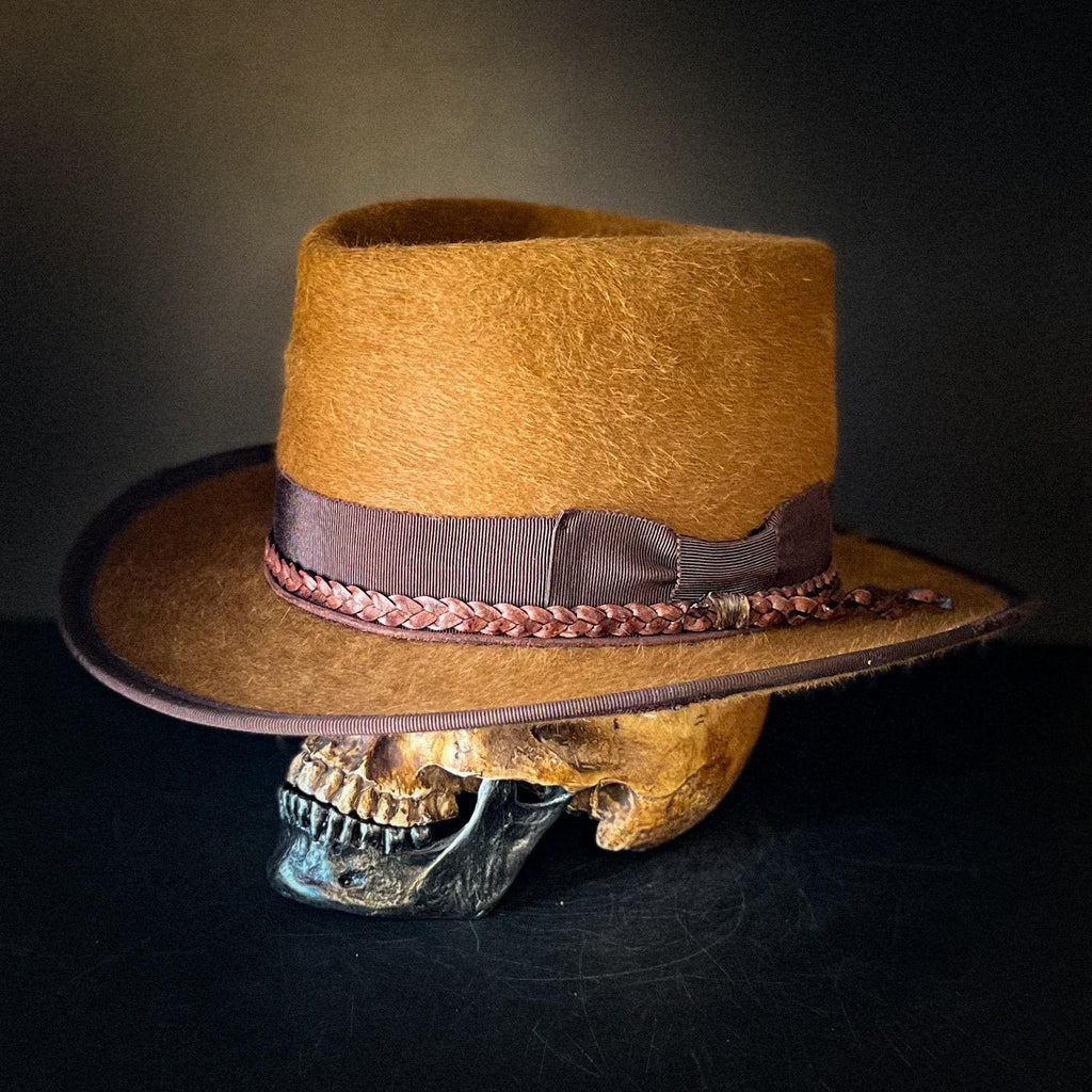 The “Angry Man for Hire” size 7 3/8 (59cm) from Ugly Outlaw Hats.