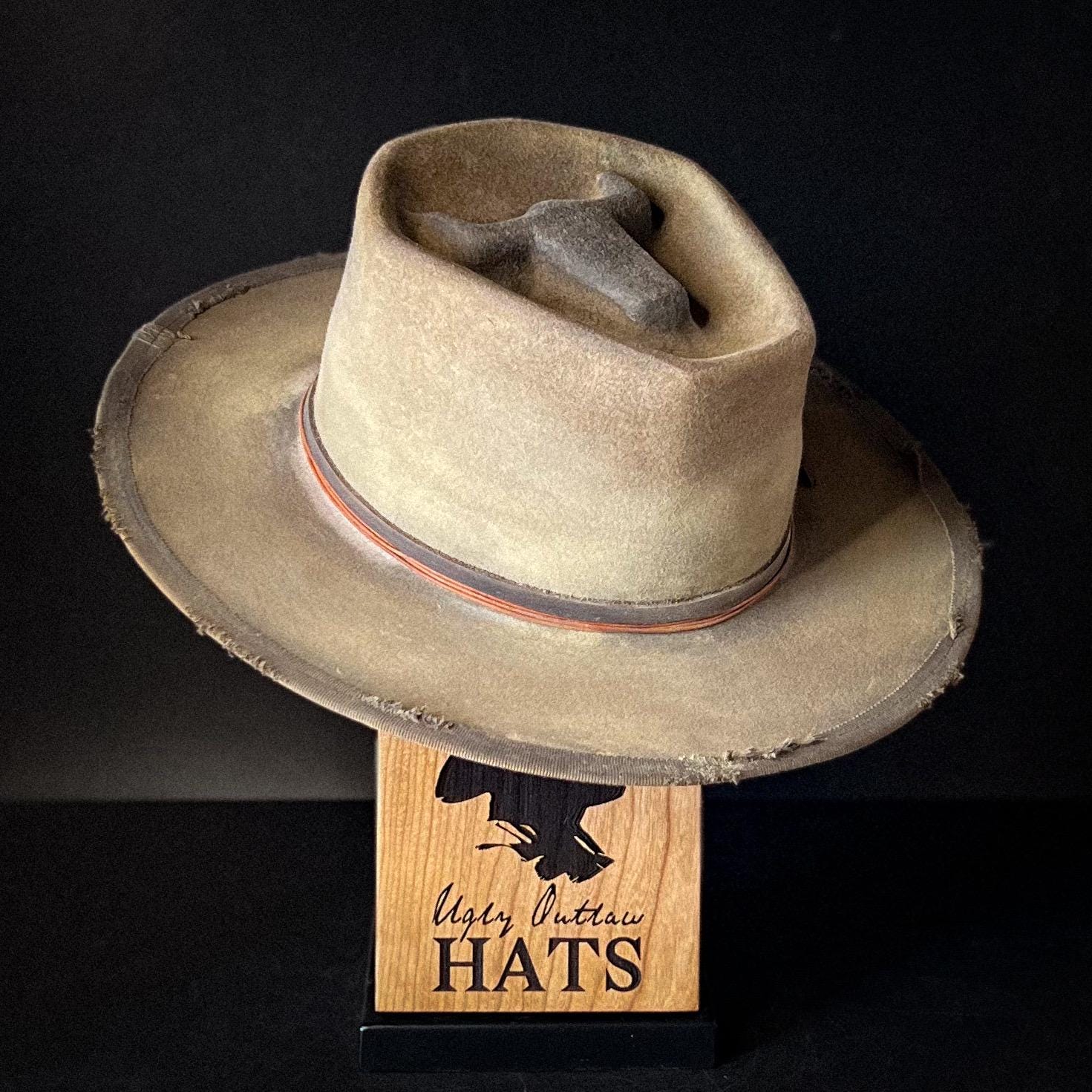 The “Cattle Drover” size 7 1/8 from Ugly Outlaw