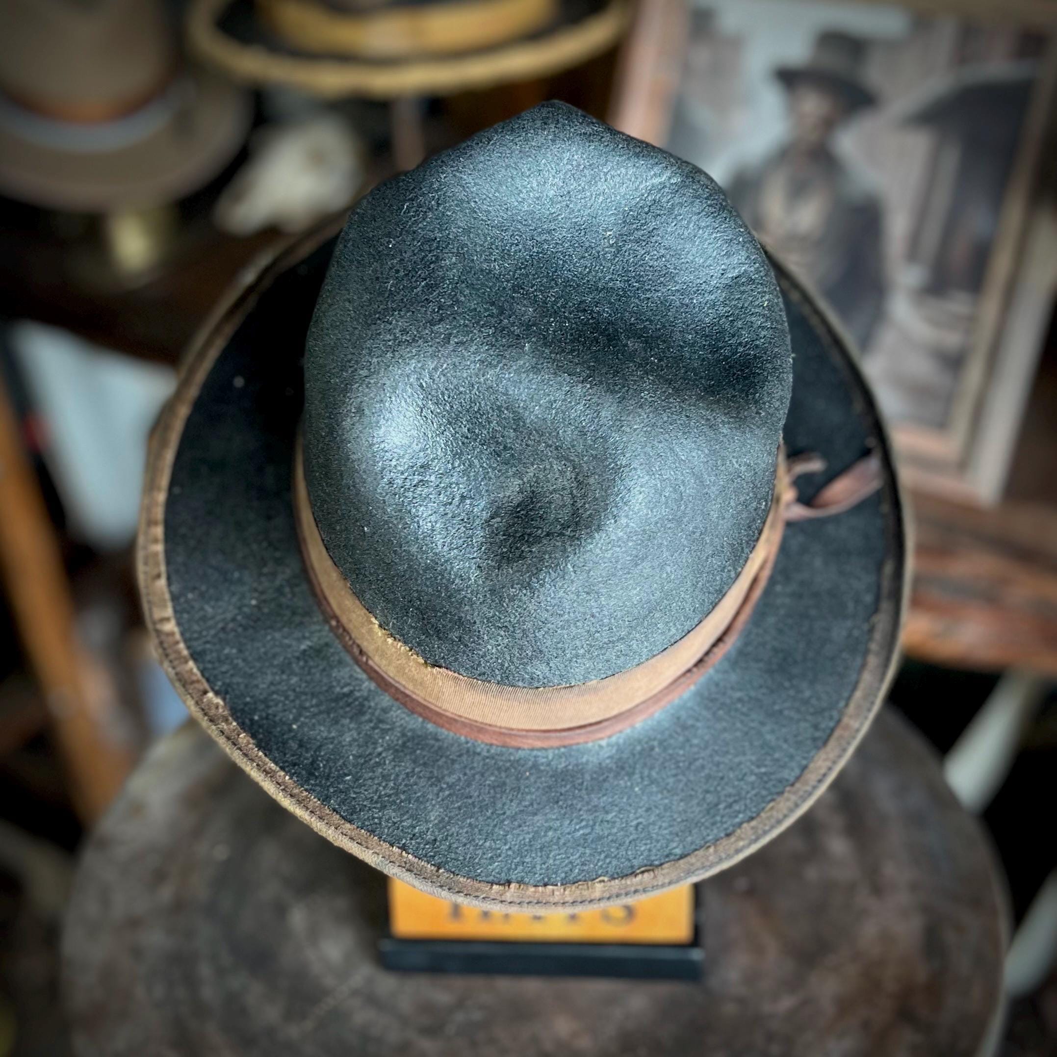 The “Man Who Made’em Pay” size 7 3/8 long oval from Ugly Outlaw Hats.