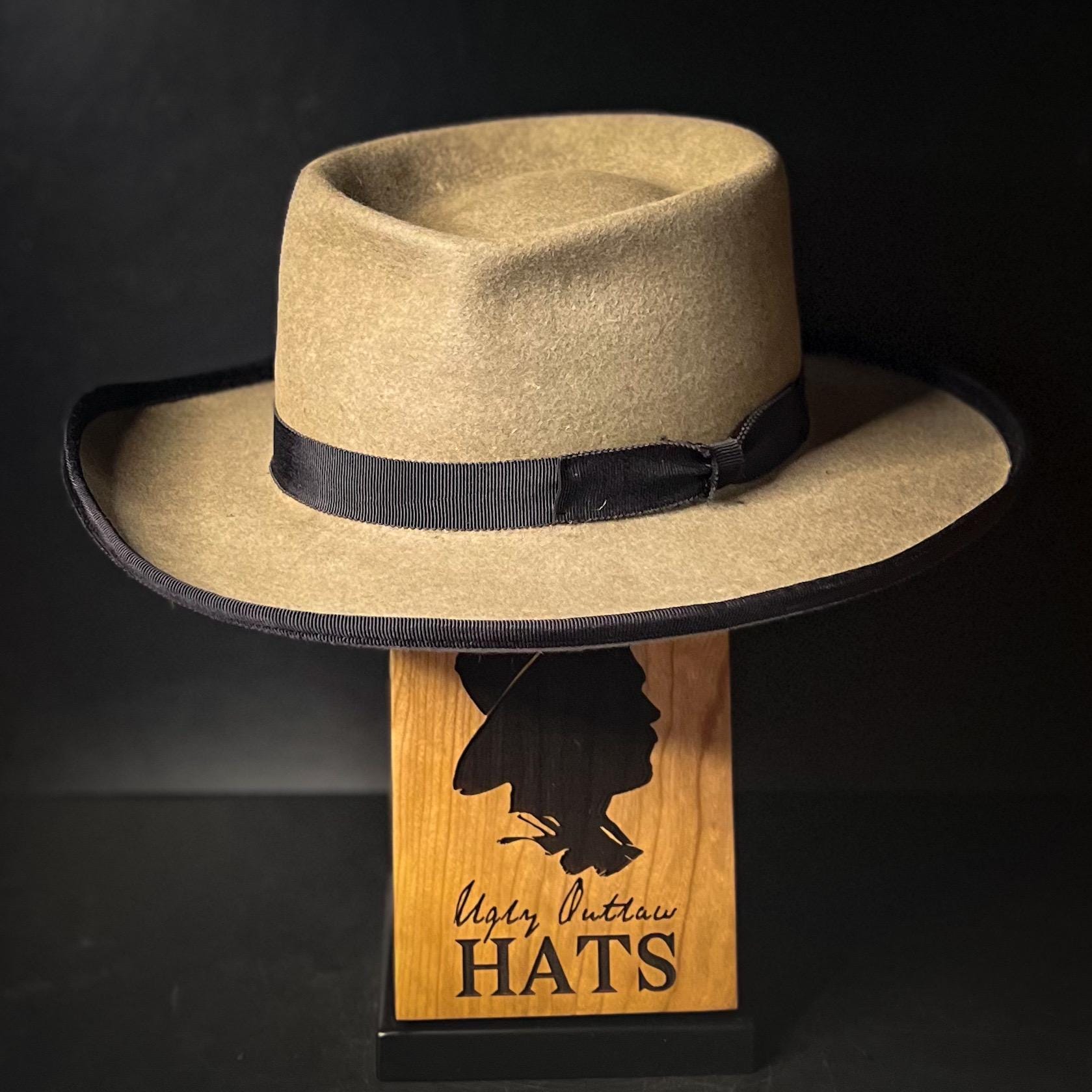 The “Sophisticated Sportsman” size 7 1/2 from Ugly Outlaw Hats
