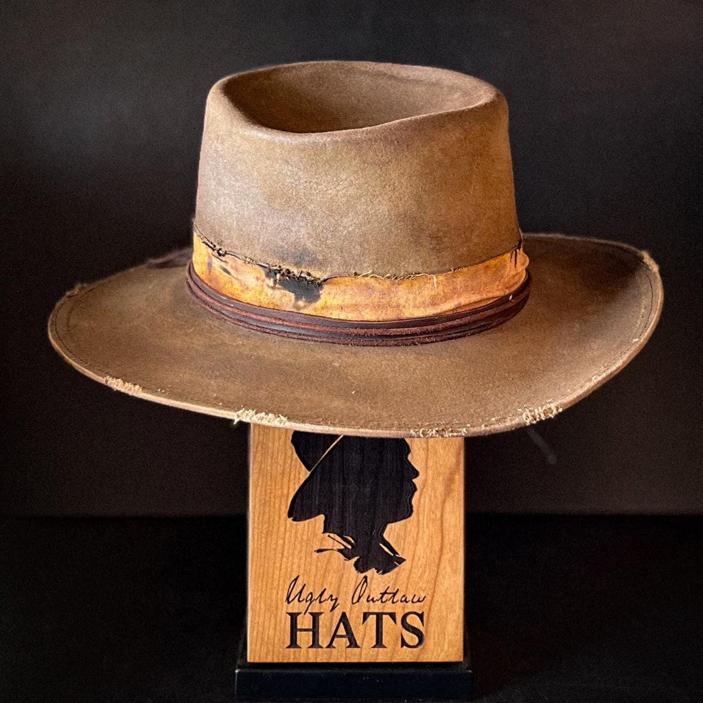 The “Smoky Mountain Traveler” size 7 3/8 from Ugly Outlaw Hats