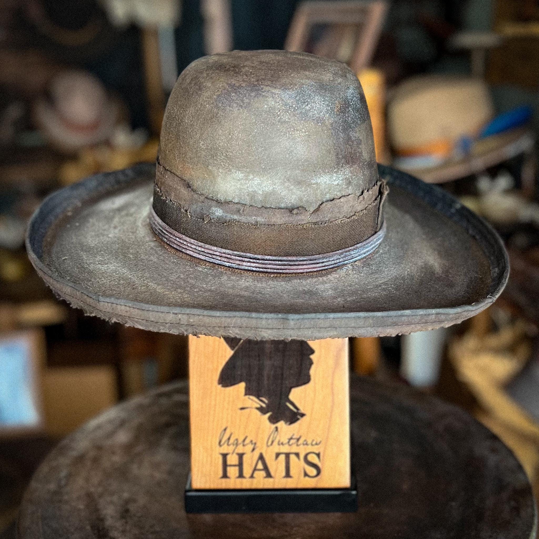 The “Boss Man” size 7 1/8 (57cm) from Ugly Outlaw Hats.
