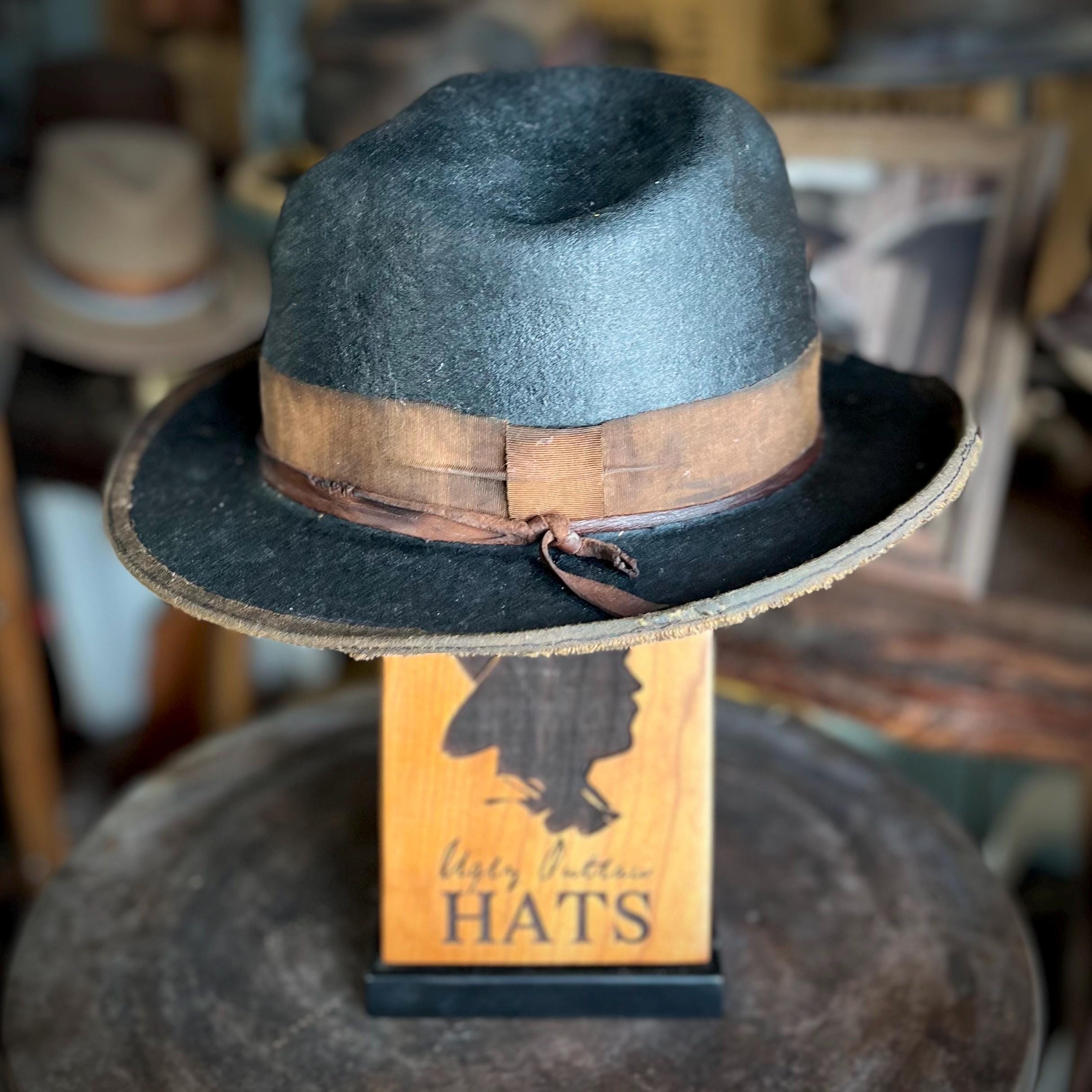 The “Man Who Made’em Pay” size 7 3/8 long oval from Ugly Outlaw Hats.