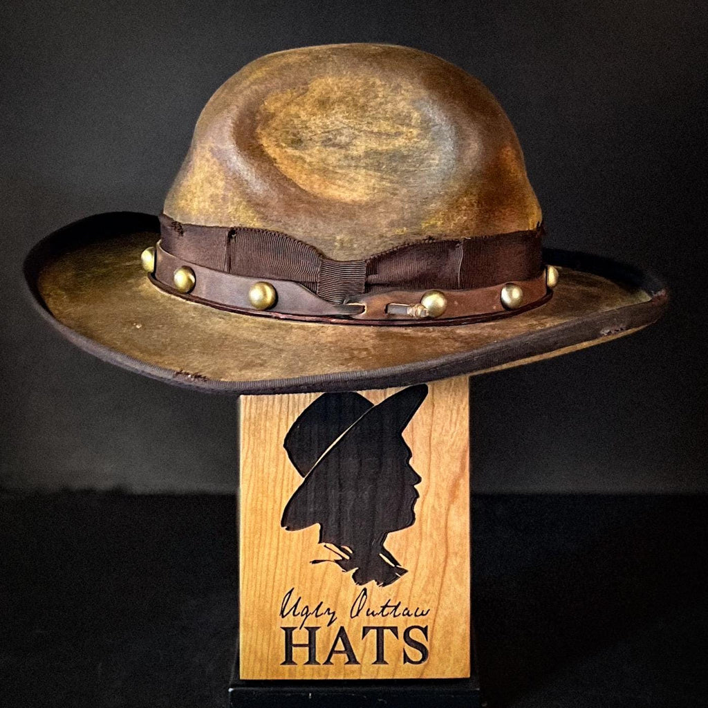 The “Man with Swagger” size 7 1/2  (60cm) long oval from Ugly Outlaw Hats.