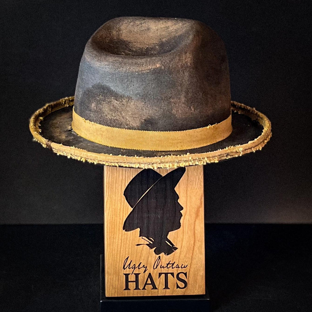 The “Rocky Mountain Bounty Hunter” size 7 1/8 (57cm) from Ugly Outlaw Hats.
