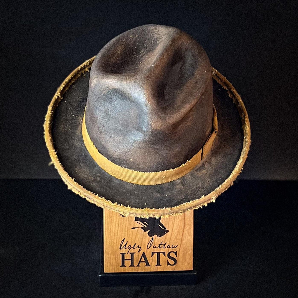 The “Rocky Mountain Bounty Hunter” size 7 1/8 (57cm) from Ugly Outlaw Hats.