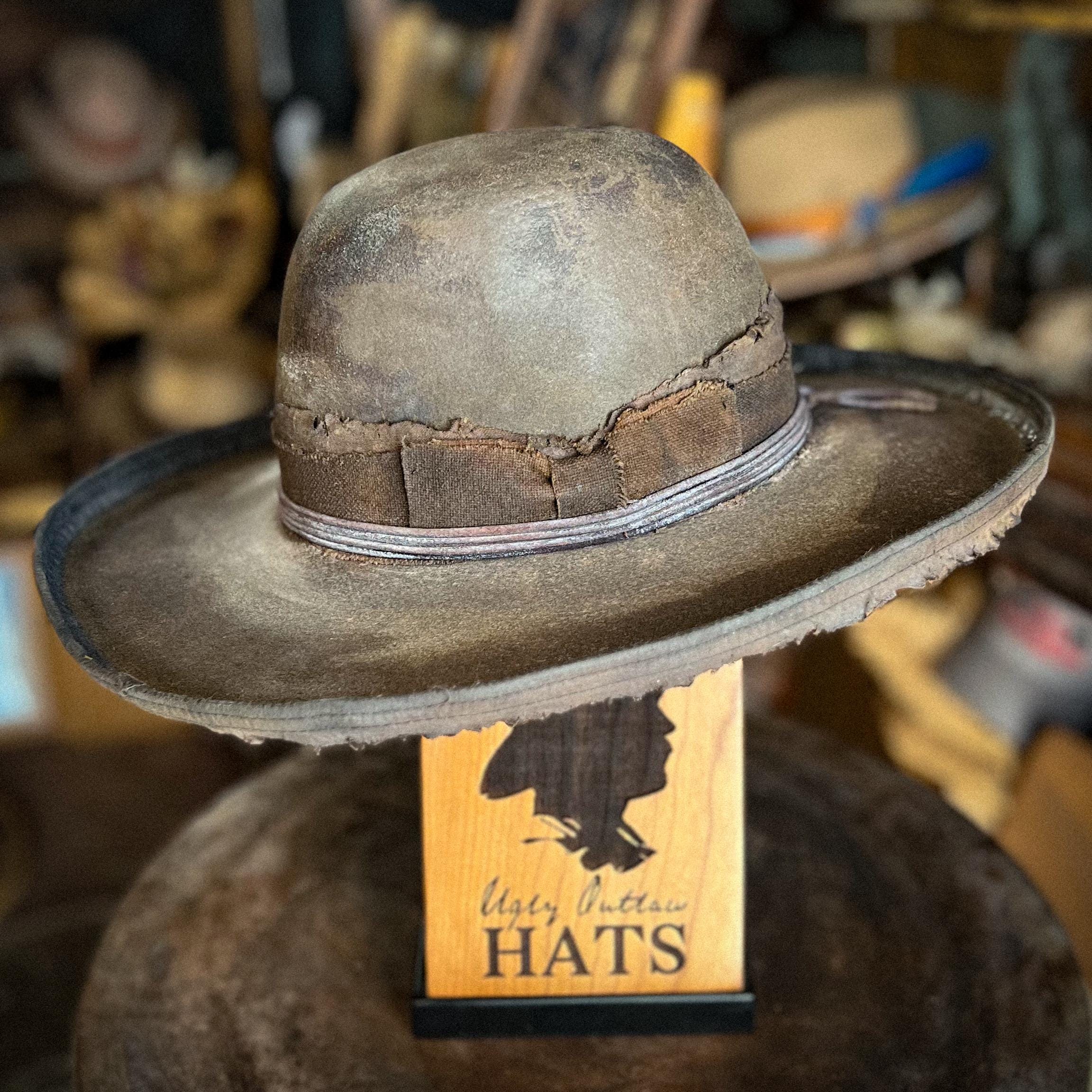 The “Boss Man” size 7 1/8 (57cm) from Ugly Outlaw Hats.