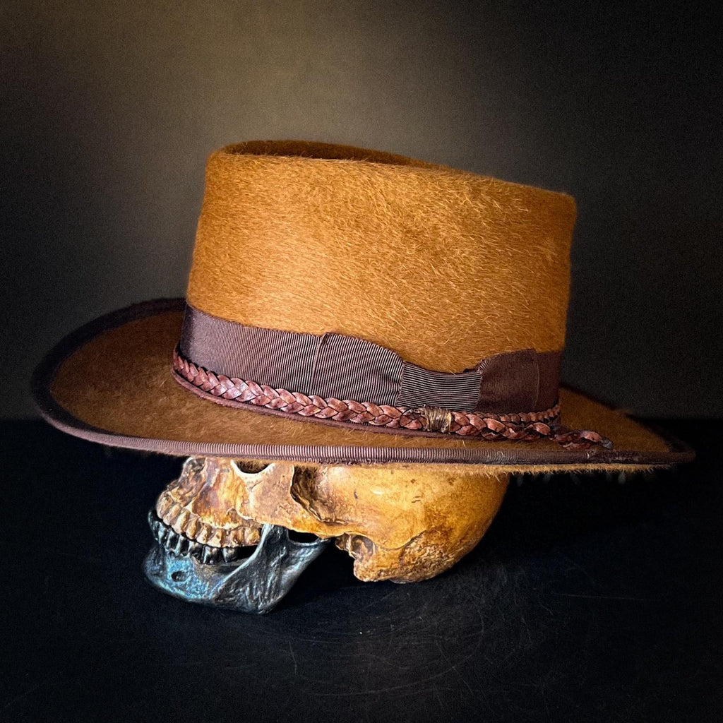 The “Angry Man for Hire” size 7 3/8 (59cm) from Ugly Outlaw Hats.